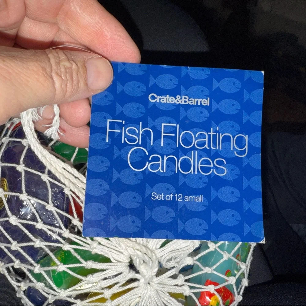 Crate & Barrel Floating Fish Candles